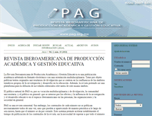 Tablet Screenshot of pag.org.mx